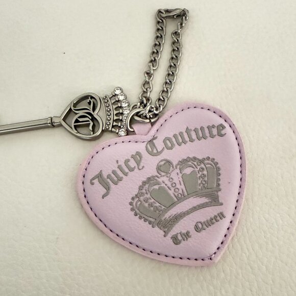 NWT JUICY COUTURE JUICY TALE SHOULDER BAG PURSE LILAC MIST VELOUR - Picture 6 of 6